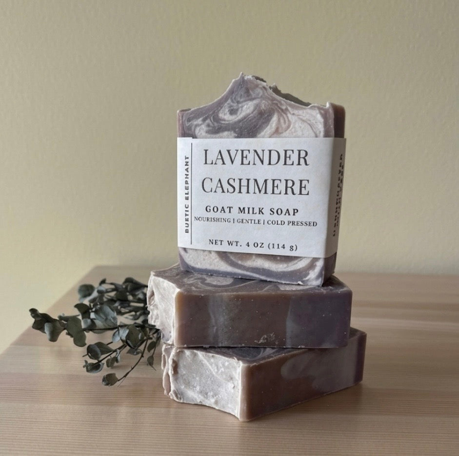 Lavender Cashmere Goat Milk Soap