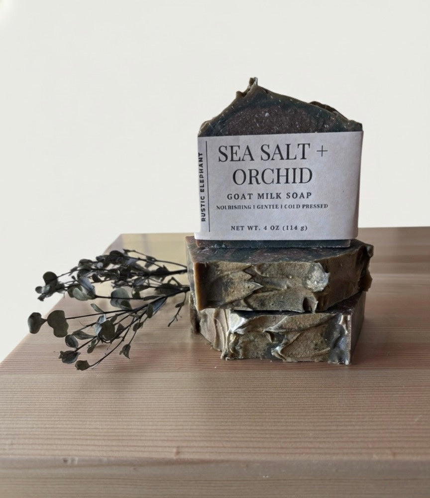 Sea Salt + Orchid Goat Milk Soap