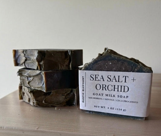Sea Salt + Orchid Goat Milk Soap