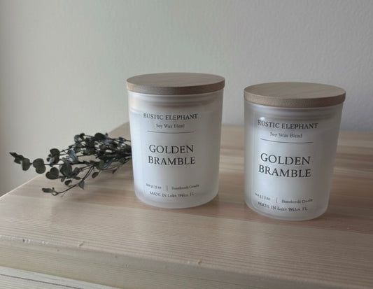 Golden Bramble Candle