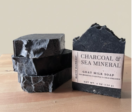 Charcoal & Sea Mineral Goat Milk Soap