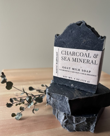Charcoal & Sea Mineral Goat Milk Soap