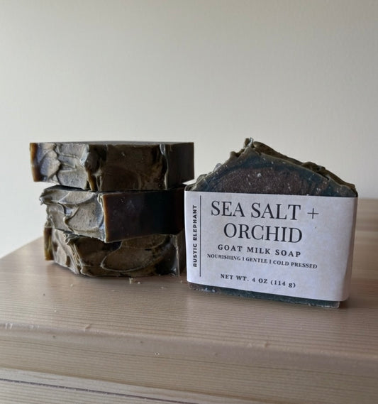 Sea Salt + Orchid Goat Milk Soap